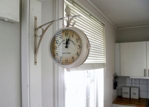 retro clock in kitchen.jpg